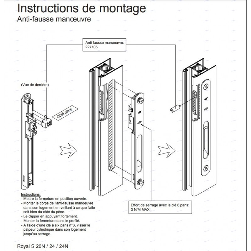 schüco 227105 Antifausse Manœuvre — free download